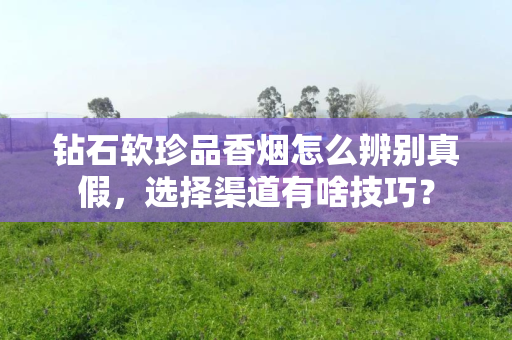 钻石软珍品香烟怎么辨别真假，选择渠道有啥技巧？